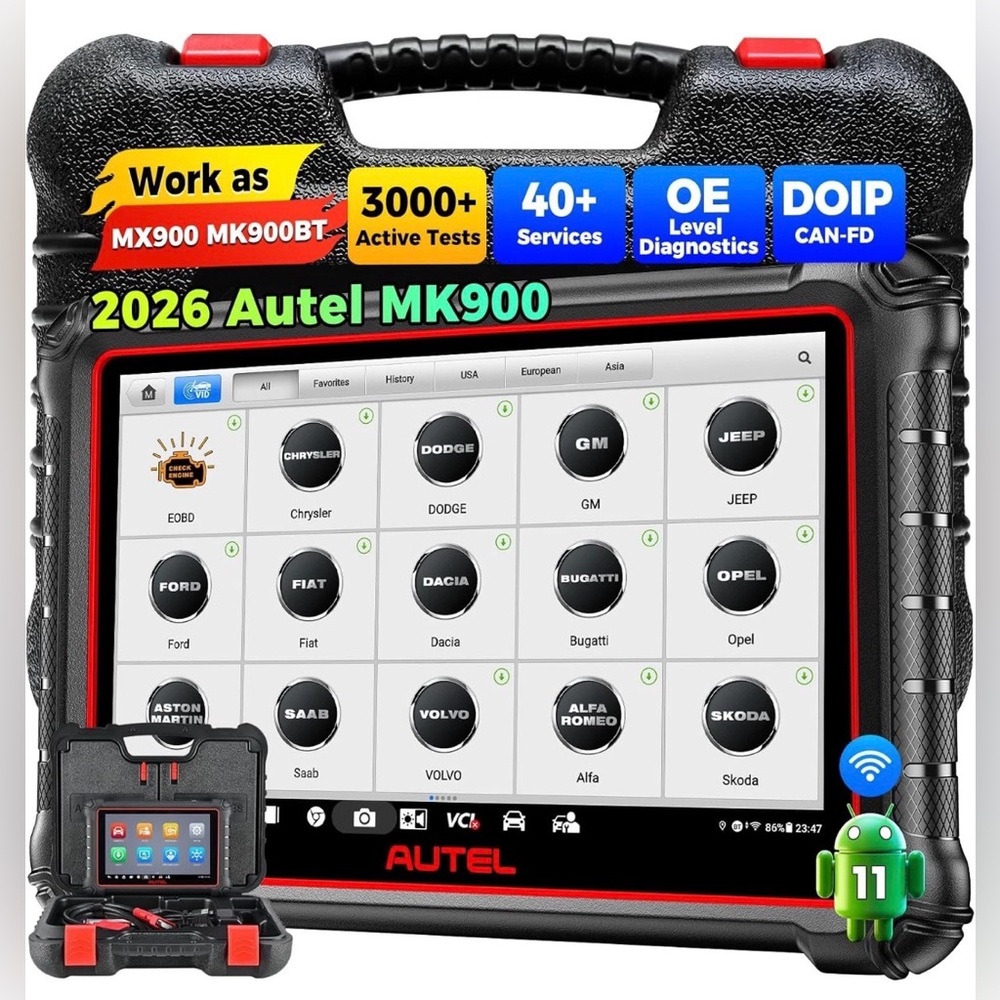 Autel MaxiCOM MK900 MK900BT MX900 Auto All System Diagnostic Scanner Tool